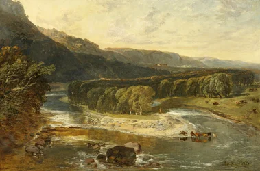 Courbe de la rivière, 1858